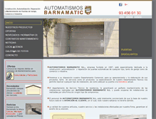 Tablet Screenshot of barnamatic.com